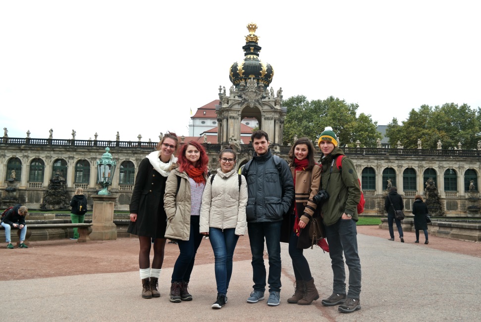 Met vrienden in Dresden