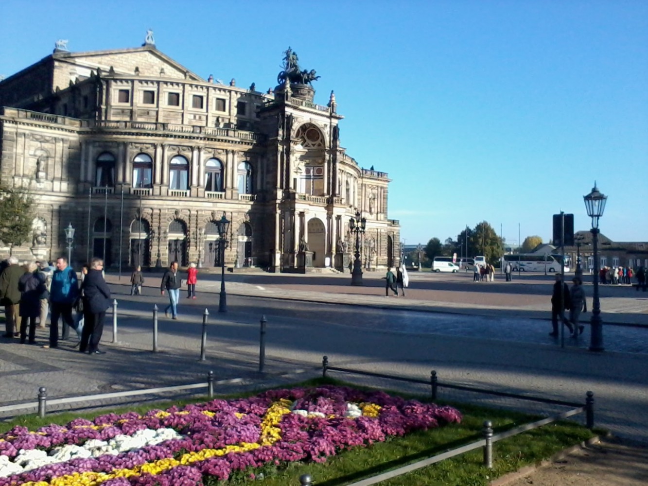 In de binnenstad van Dresden (Foto: Alicia Suiker)